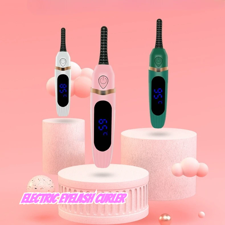 

New Fashionable Electric Eyelash Curler Convenient Electric Perm Long-lasting Eyelash Curler Rechargeable Beauty Tool Accessorie