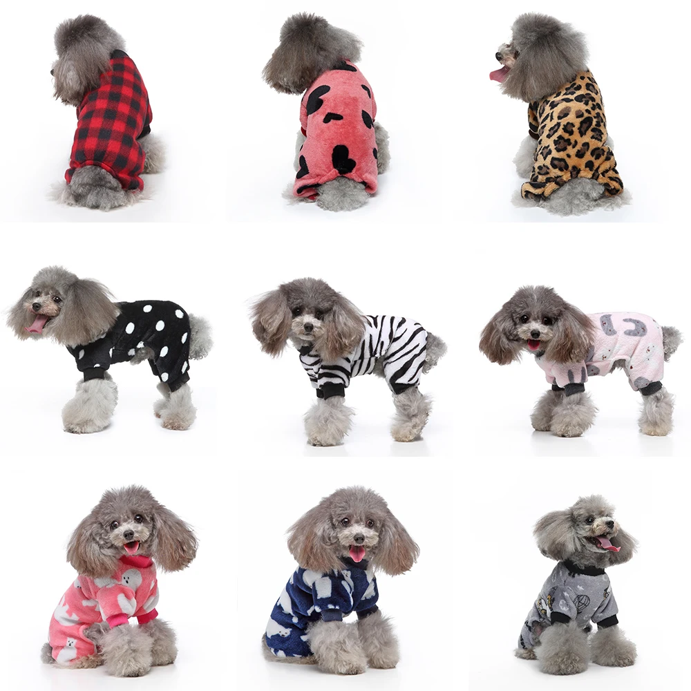 New Keep your chihuahuas cozy and stylish in these adorable, cozy Winter dog pajamas with Halloween prints. Ideal overalls jumps