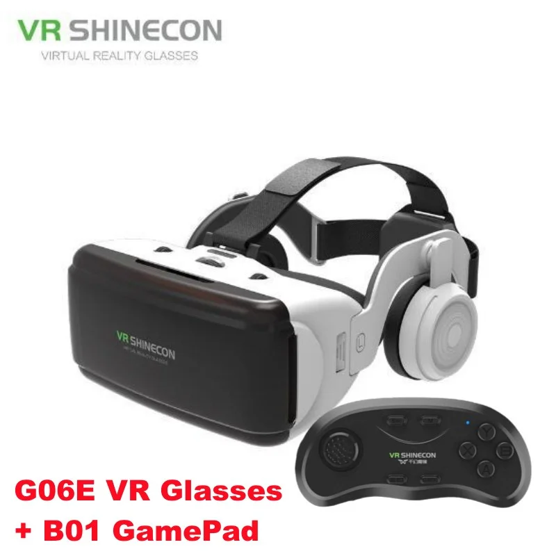 Virtual Reality VR-bril IMAX Enorme scherm 3D-bril Google Cardboard Box VR-helm voor 4,5-6,53 "telefoon, ondersteuning voor gamejoysticks