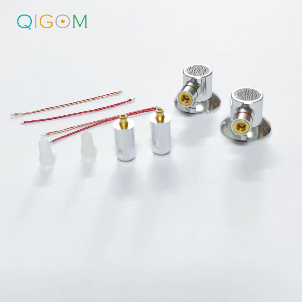 QIGOM 15.4mm and 14.8mm MMCX DIY Earphone Casing Shells Housing With Male Connectors