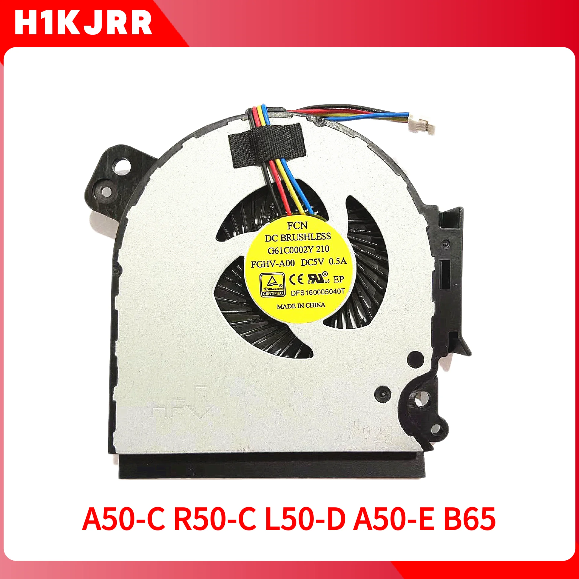 

Genuine Toshiba OEM Cooling Fan for Satellite A50-C/A50-E/R50-C/L50-D & dynabook B65 Laptops