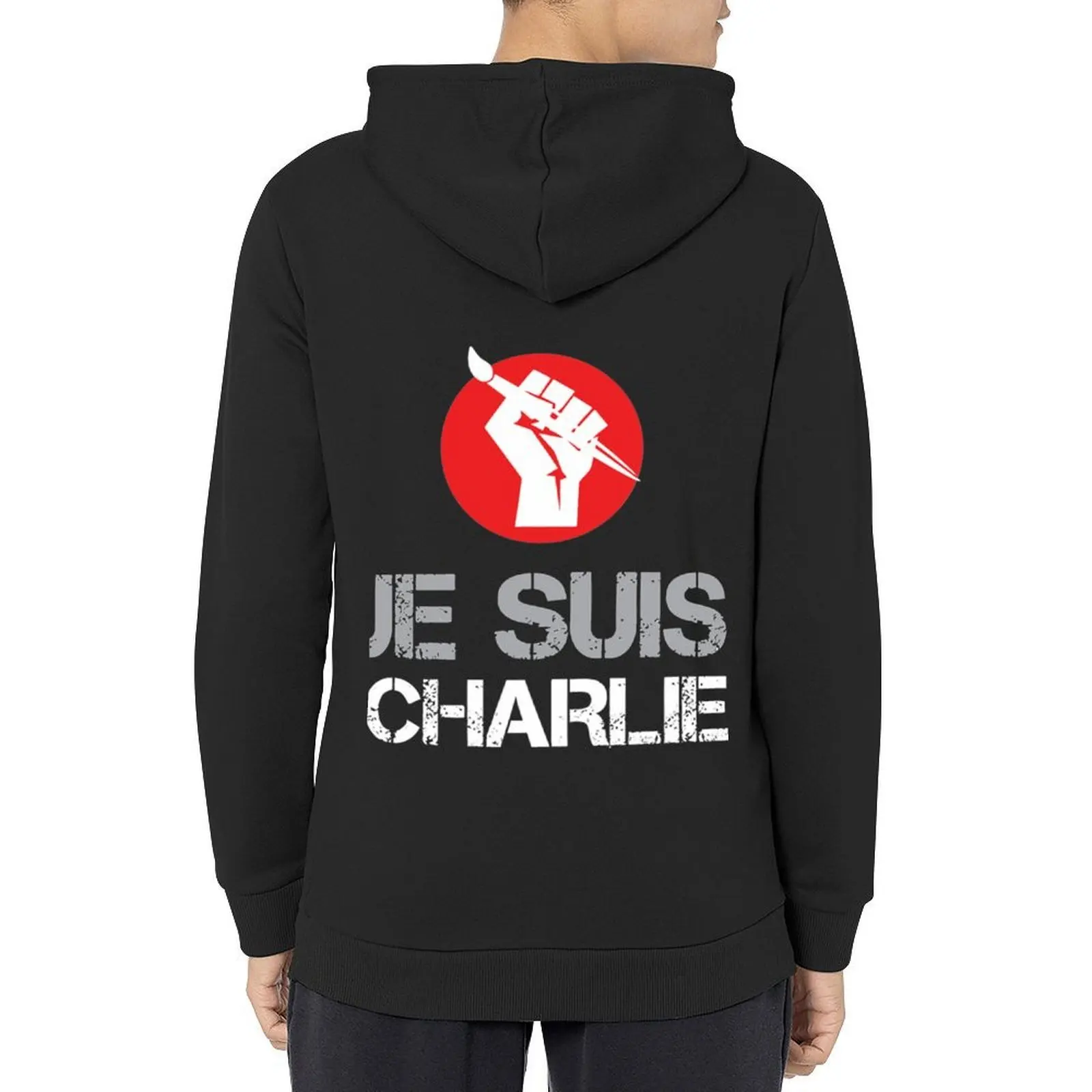 

charlie hebdo - je suis charlie Classic Hoodie winter clothes men wear men's clothes hooded shirt designer hoodies