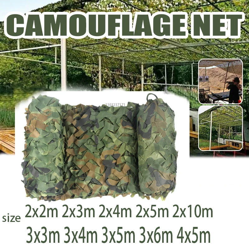 Imagem -03 - Rede de Camuflagem Militar para Jardim Uniforme Militar Caça e Barraca de Carro Branco Azul Verde Preto Bege