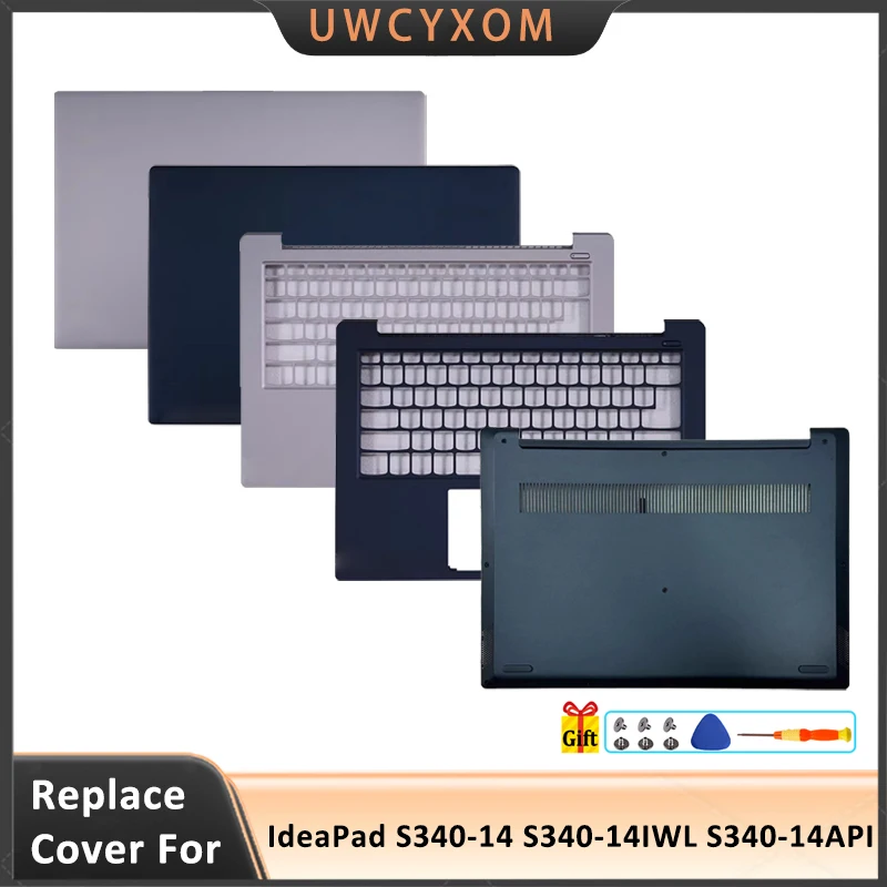

Laptop For IdeaPad S340-14 S340-14IWL S340-14API LCD Back Cover/Front Bezel/Hinges/Palmrest Keyboard/Bottom Case 2019