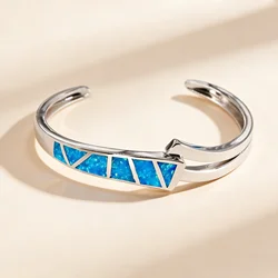 Elegant silver adjustable women's bracelet with unique design Jewelry is the best gift for birthdays anniversaries and holidays