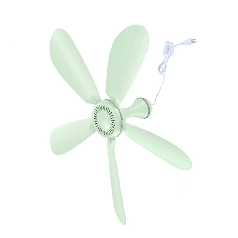 35Inch Small Ceiling Fan 5Blades Modern Indoor Outdoor Ceiling Fan with Quiet Motor for Bedroom 220V 50Hz K1KF