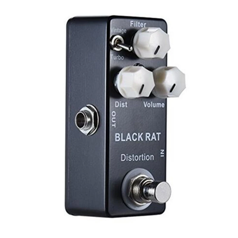 MOSKYAUDIO  BLACK RAT distortion Mini Guitar Effect Pedal True Bypass Guitar Parts & Accessories