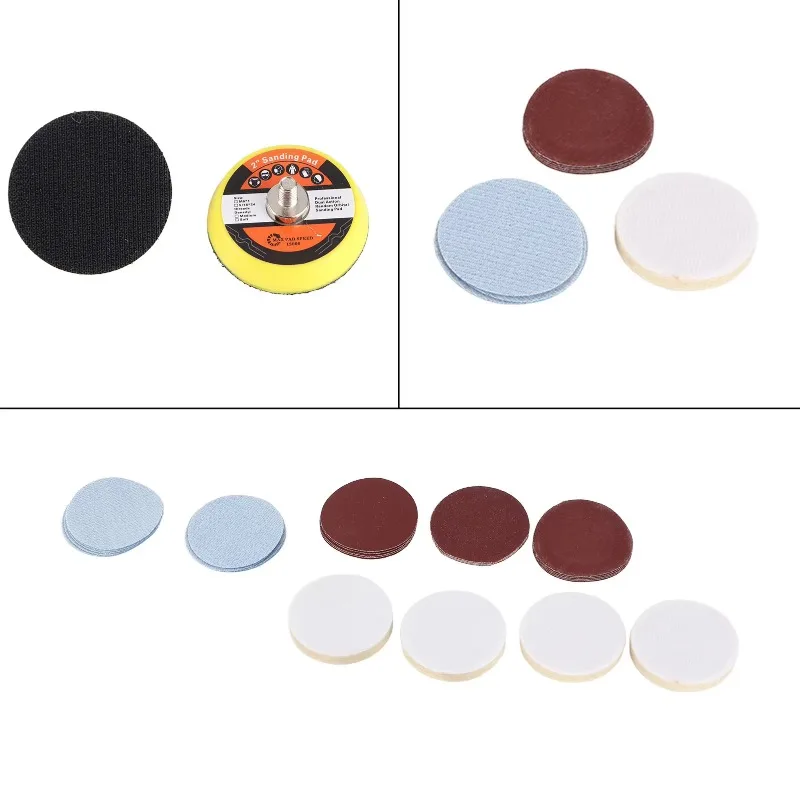 Glass Polishing Kit Scratch Removal Set with Ceric Dioxide Powder Abrasive Discs Felt Pad for Windshield Windows Mirrors