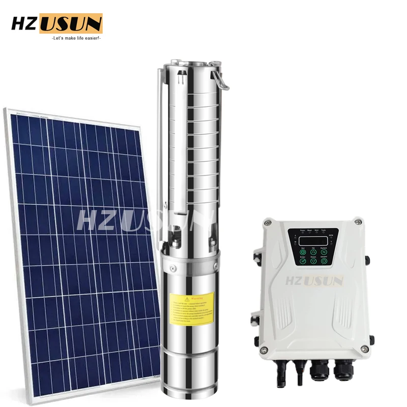 80M DC Solar Powered Submersible Well Pump for Agriculture High Quality BLDC Eco Worthy Solar Panel Water Pumping Machine Price