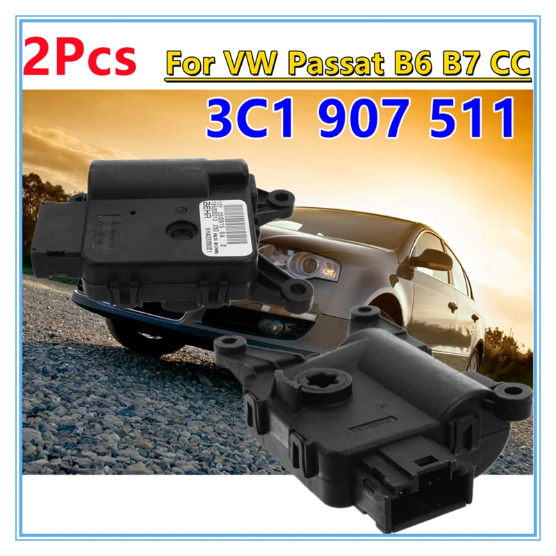 

2 шт. клапан регулировки температуры переменного тока, двигатель испарительного бачка для VW Passat B6 B7 CC 3C1 907 511, клапан регулировки температуры испарения