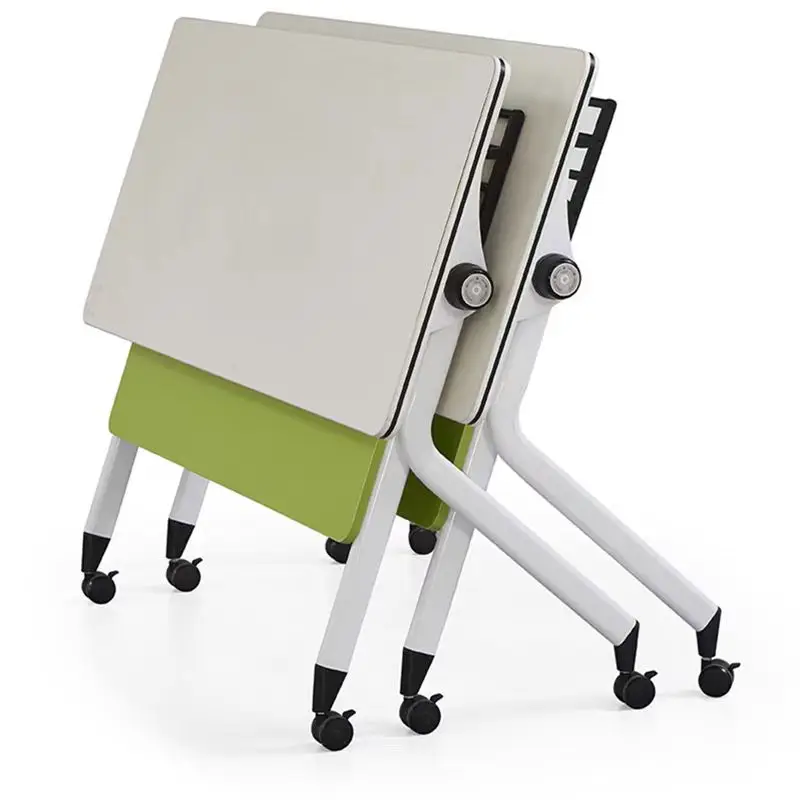 foldable training desks and chairs; office meetings, classroom tutoring classes, student desks with mobile splicing long tables