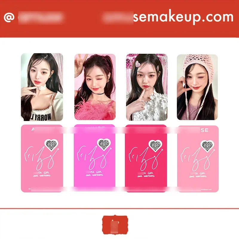 4Pcs Idol Girl Lomo Cards New Album WONGYONG High Quality Photocards HD Printd Photo Cards Fans Gifts Collection