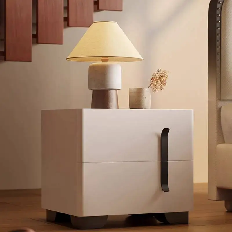 Storage Drawers Nightstands Designer Aesthetic Essentials Bedroom Bedside Table Adult Luxury Mesita De Noche Room Furnitures
