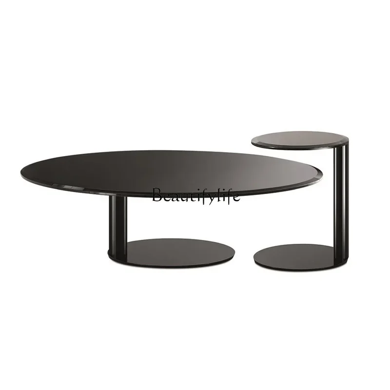 

FG17Tempered Glass Living Room Combined Tea Table Large and Small Apartment Type Nested Tables