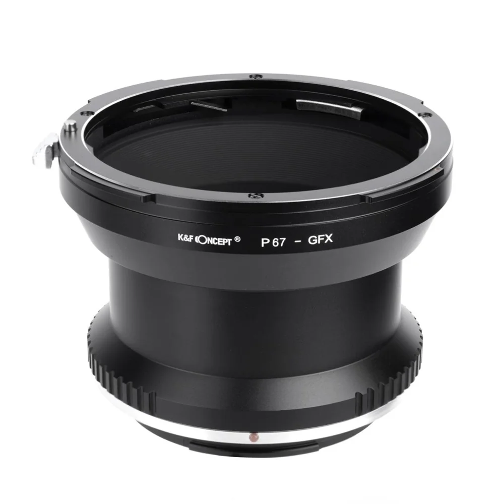 K&F Concept for PENTAX67-GFX Mount Adapter 6x7 Series (P67, PK67) Lenses to Canon Fuji Medium Format Camera Port Lens Adapter