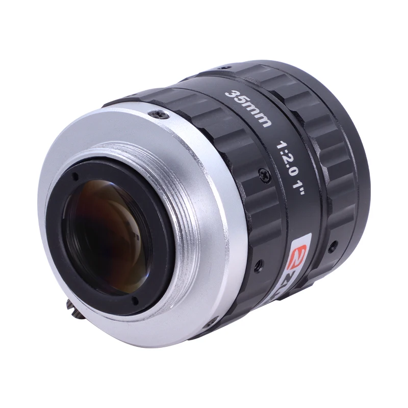 ZLKC FA ثابت البعد البؤري الكاميرا الصناعية ، القزحية اليدوية لتحديد المواقع ، آلة قياس ، عدسة الرؤية ، CCTV ، 12MP C جبل ، 35 مللي متر طول ، 1"