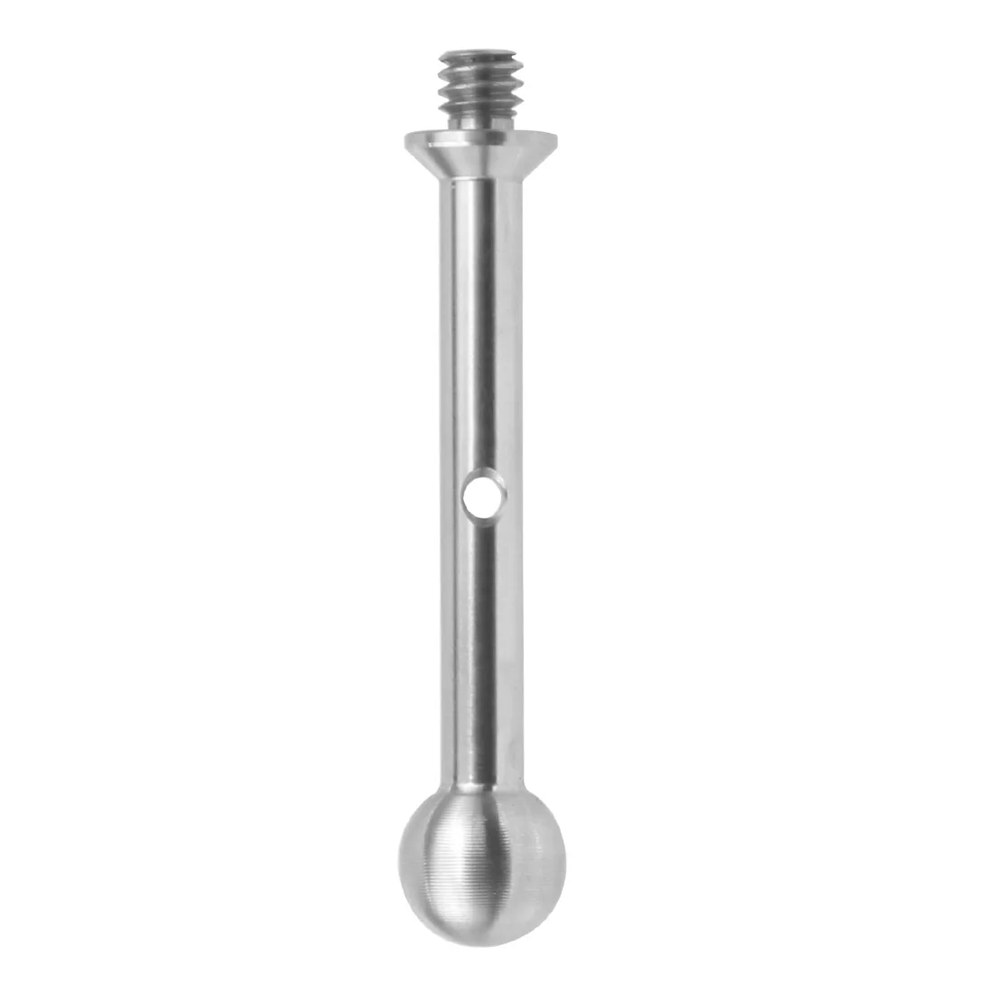 Edelstahl 12mm Doppelkopf Kugel bolzen 1/4 "Gewinde für Monitor klemme Hotshoe Kamera halterung Magic Arm Verlängerung stange – Detail 5