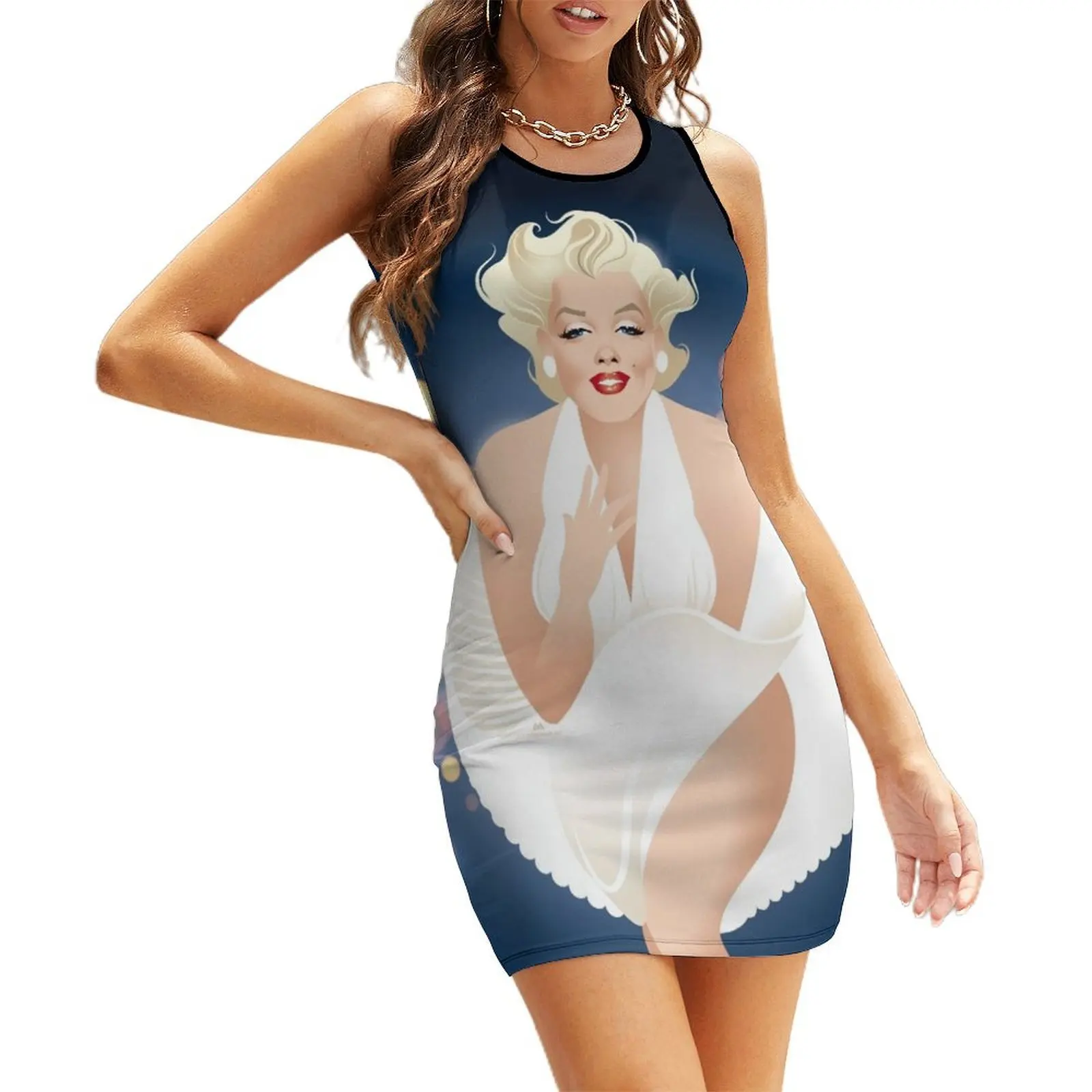 

On Lexington & 52nd Street Sleeveless Sundress party dresses women luxury woman party dress