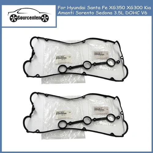 Junta protectora de válvula de motor 2244139810 2244339800 para Hyundai Santa Fe XG350 XG300 Kia Amanti Sorento Sedona 3.5L DOHC V6