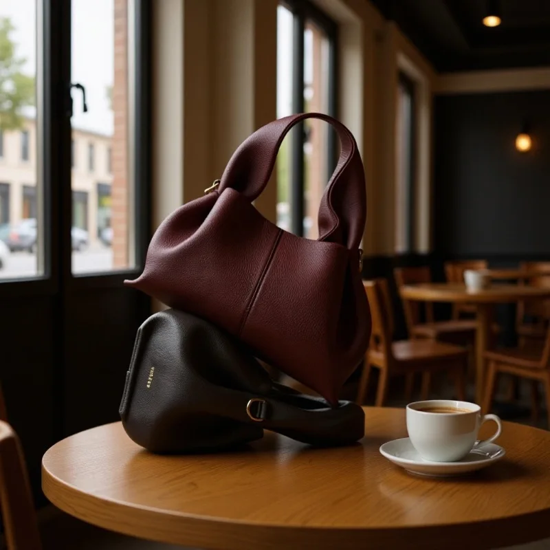 

Новая женская сумка-мессенджер из ПУ-материала 2026 года: французская сумка-облако, нишевая сумка-пельмень, ретро-стиль, высококачественная, портативная