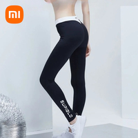 Xiaomi Supield High-waisted Slimming Black Pants For Women Abdominal Control Sports Leggings Stretchy Soft Workout Running Pants