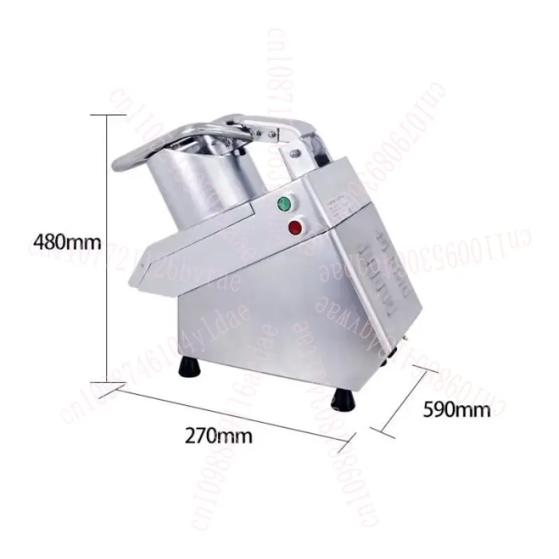 High-efficiency 4-in-1 commercial fruit and vegetable cutting machine Salad main vegetable cutting machine Automatic cutting