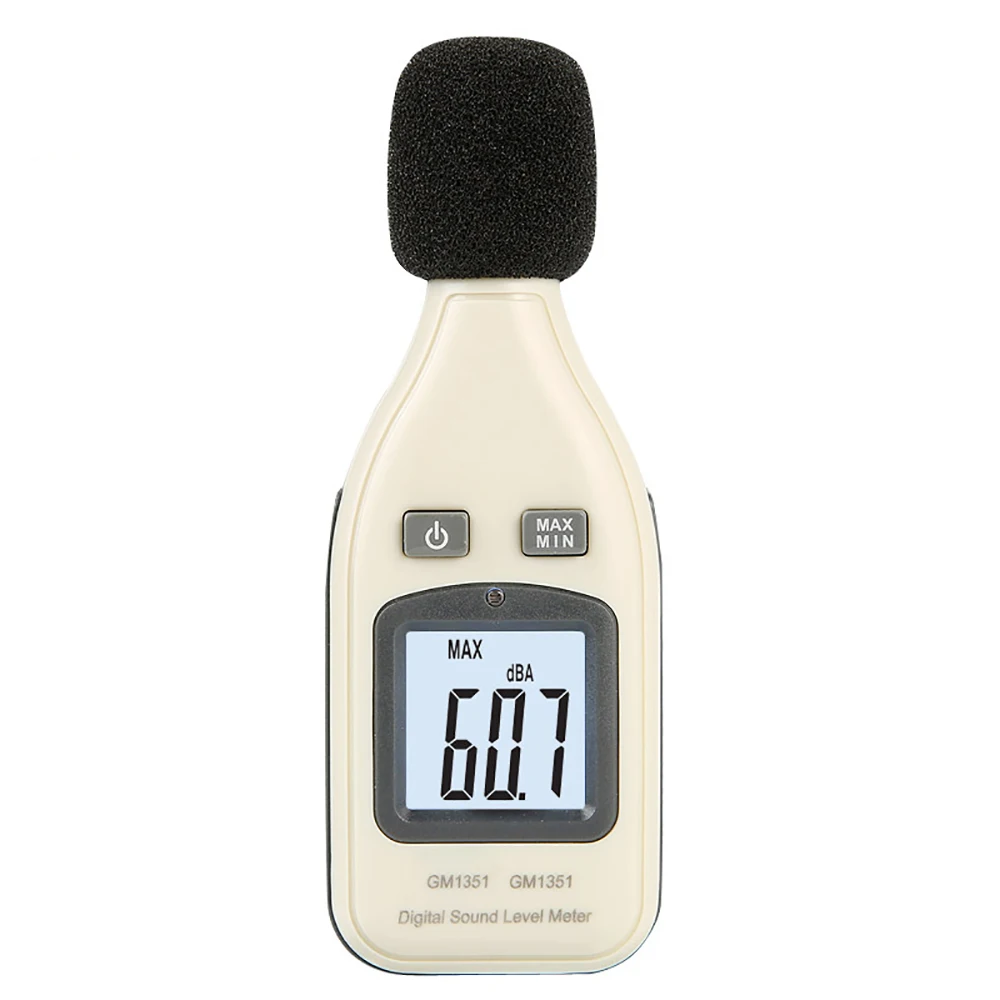 GM1351 Digital Sound Level Meter Decibel Logger Tester 30-130dB Noise in Decibels LCD Analyzer Tester