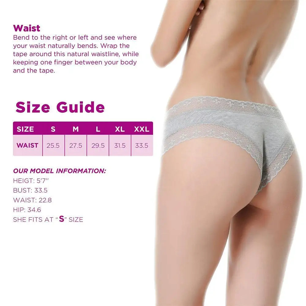 JUNTAME 2pc Solid Comfy Lace Cheeky Panties, Sexy Breathable Stretchy Intimates Panties, Women\'s Lingerie and Underwear