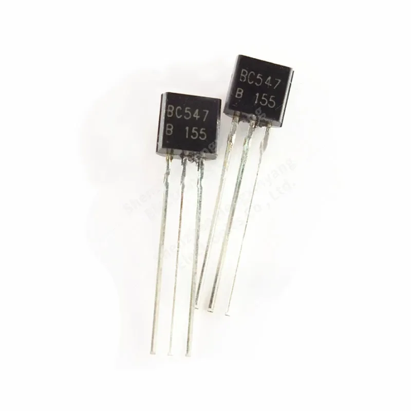 10PCS BC547B BC547 TO92 in-line amplifier transistor chip new stock