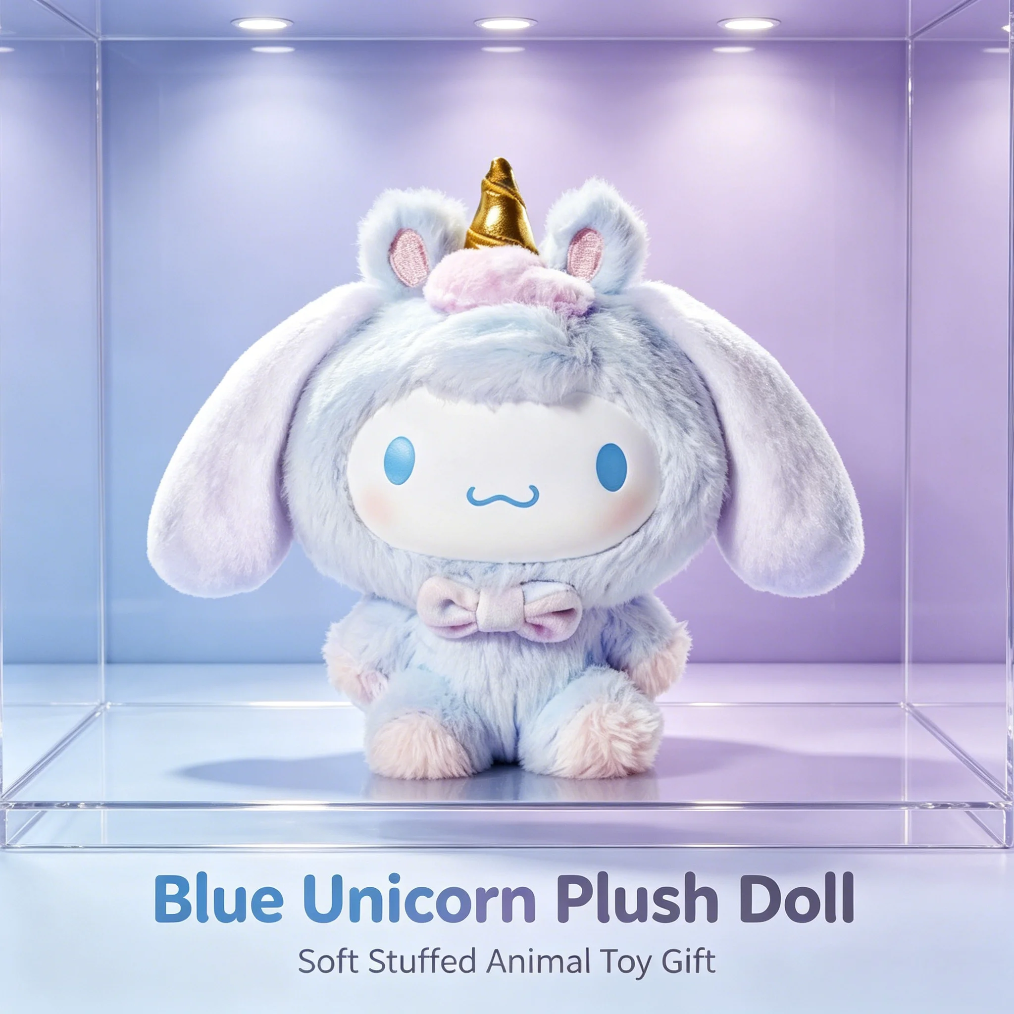 2026 New Sanrio Dream Unicorn Vinyl Plush Blind Box Hello Kitty Kuromi Bag Pendant Gift for Girls view 4