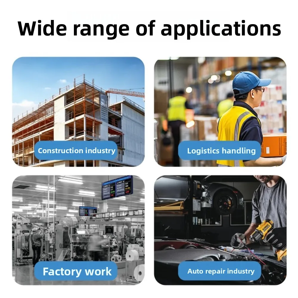 Gloves wear-resistant waterproof and oil-proof labor insurance gloves construction site handling rubber nitrile work gloves