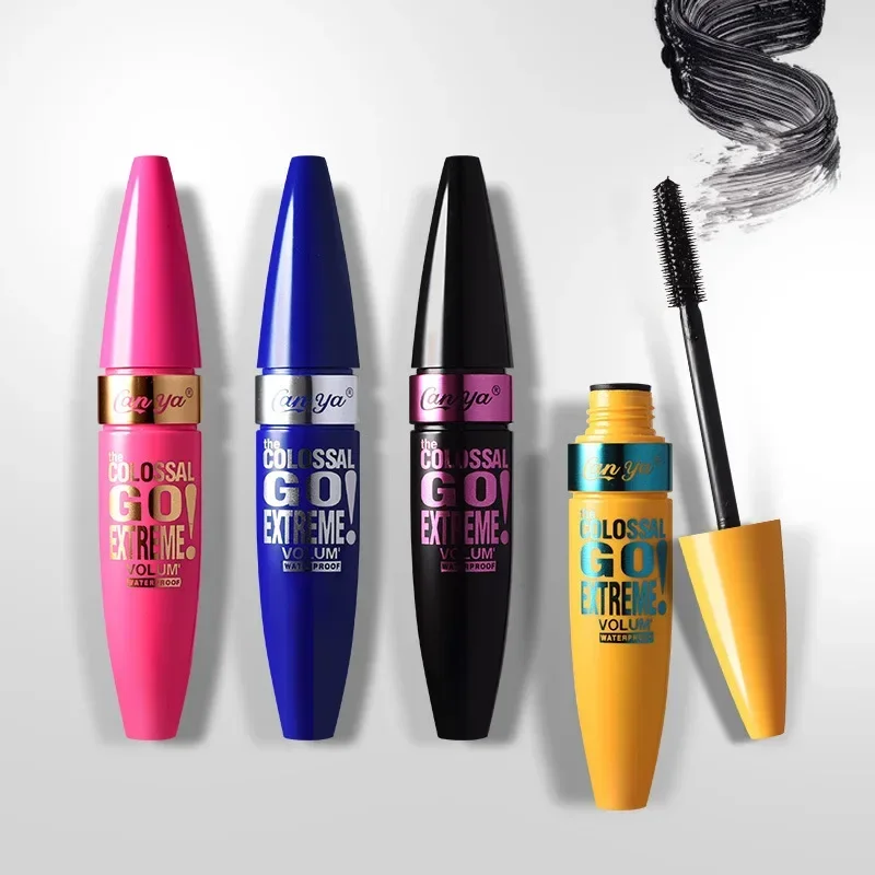 High Quality 4D Black Eyelash Mascara Lengthening Volume Waterproof Make-Up Sweatproof Holding Non-Smudging Liquid Fiber Mascara