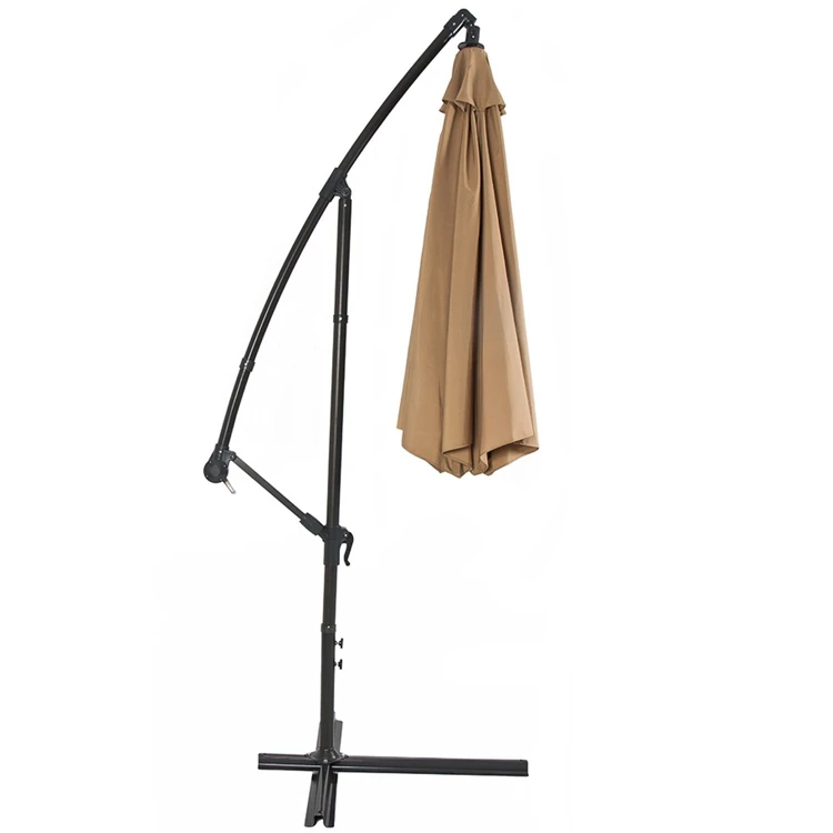 Outdoor Patio Umbrella Park Outdoor Iron Frame Leisure Large Umbrella
