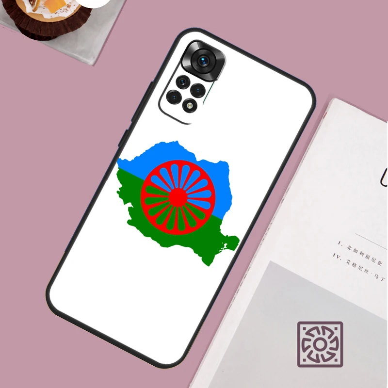 Gypsy Romani Roma Flag Phone Case For Redmi Note 13 Pro 12 11 10 9 8 Pro 9S 10S 11S 12S 10A 9C 10C 12C 13C Cover