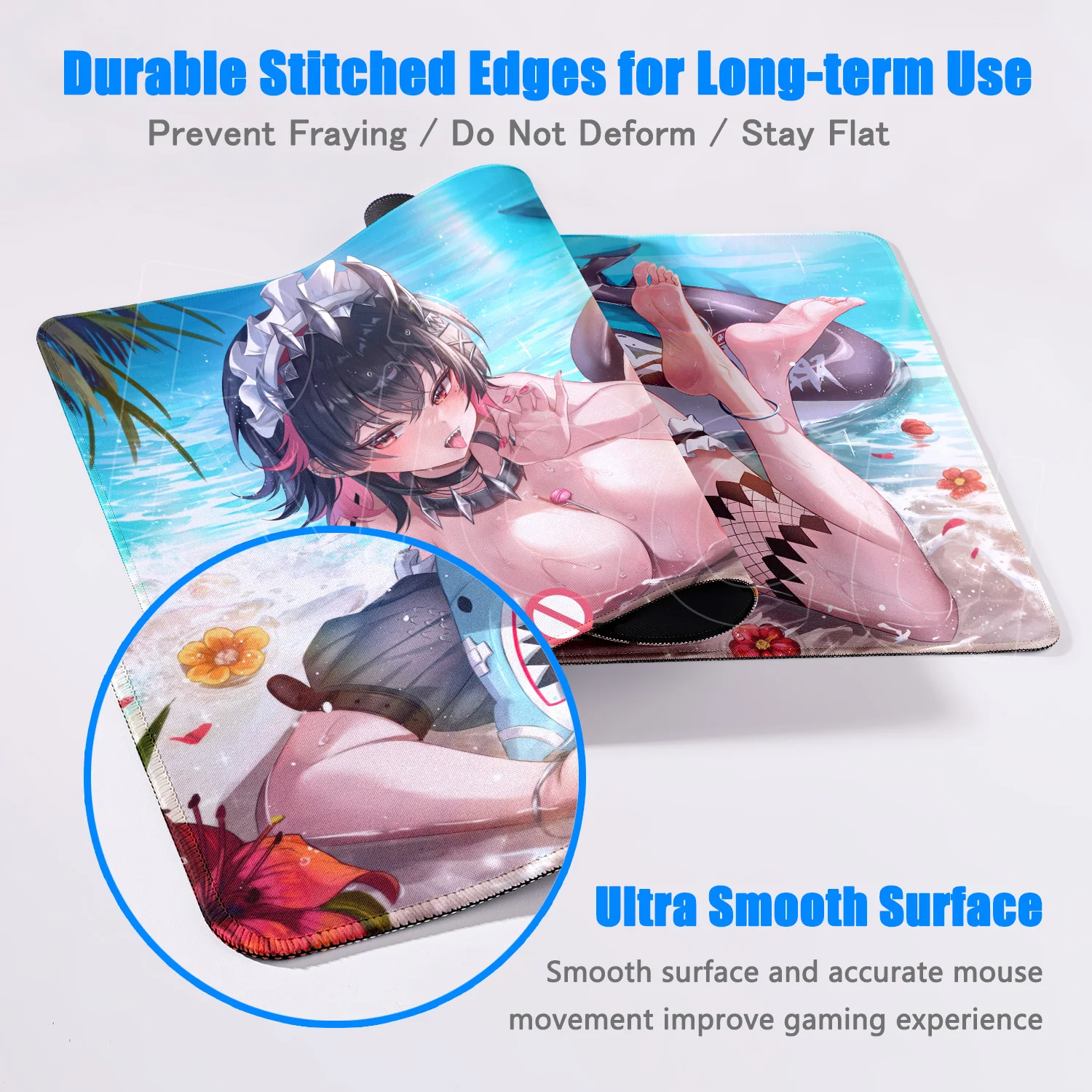 Anime Zenless Zone Zero Mousepad Busty Adult Content Sensuous Table Pad Uncensored Hentai Booty Keyboard Alluring Erotic Playmat