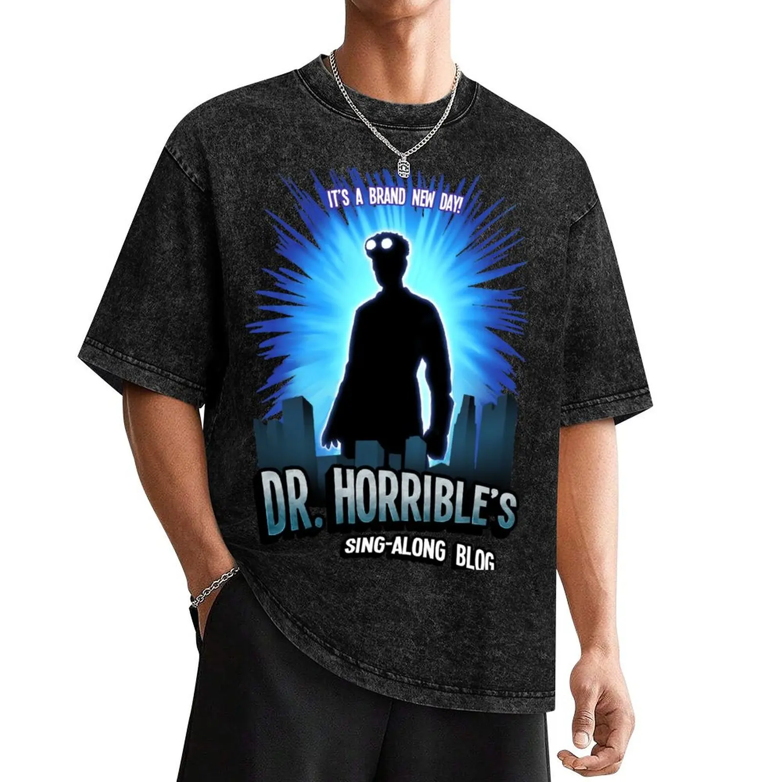 Dr. Horribles sing-along blog T-Shirt Aesthetic clothing essential t shirt vintage graphic tee shirts men