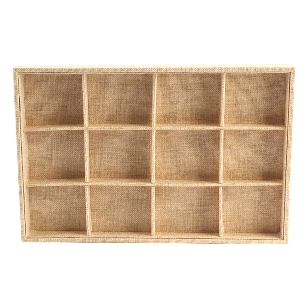 Linen Jewelry Tray Jewelry Tray Stackable Scratch Resistant Jewelry Display for