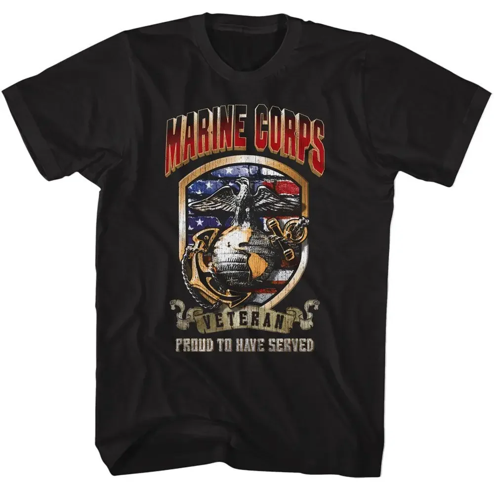 Marines Proud To Have Served Black Brands T Shirt