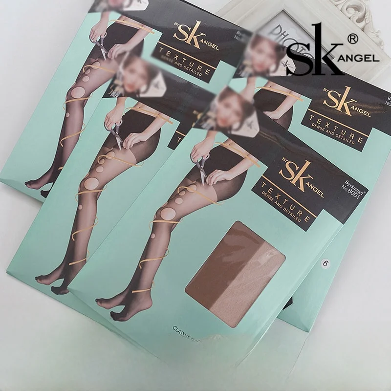 Ultra-Thin Invisible Sexy Stockings Women's Spring Summer Fruit Pattern Anti-Catch Thread Stockings Shapely Leg Pure Color