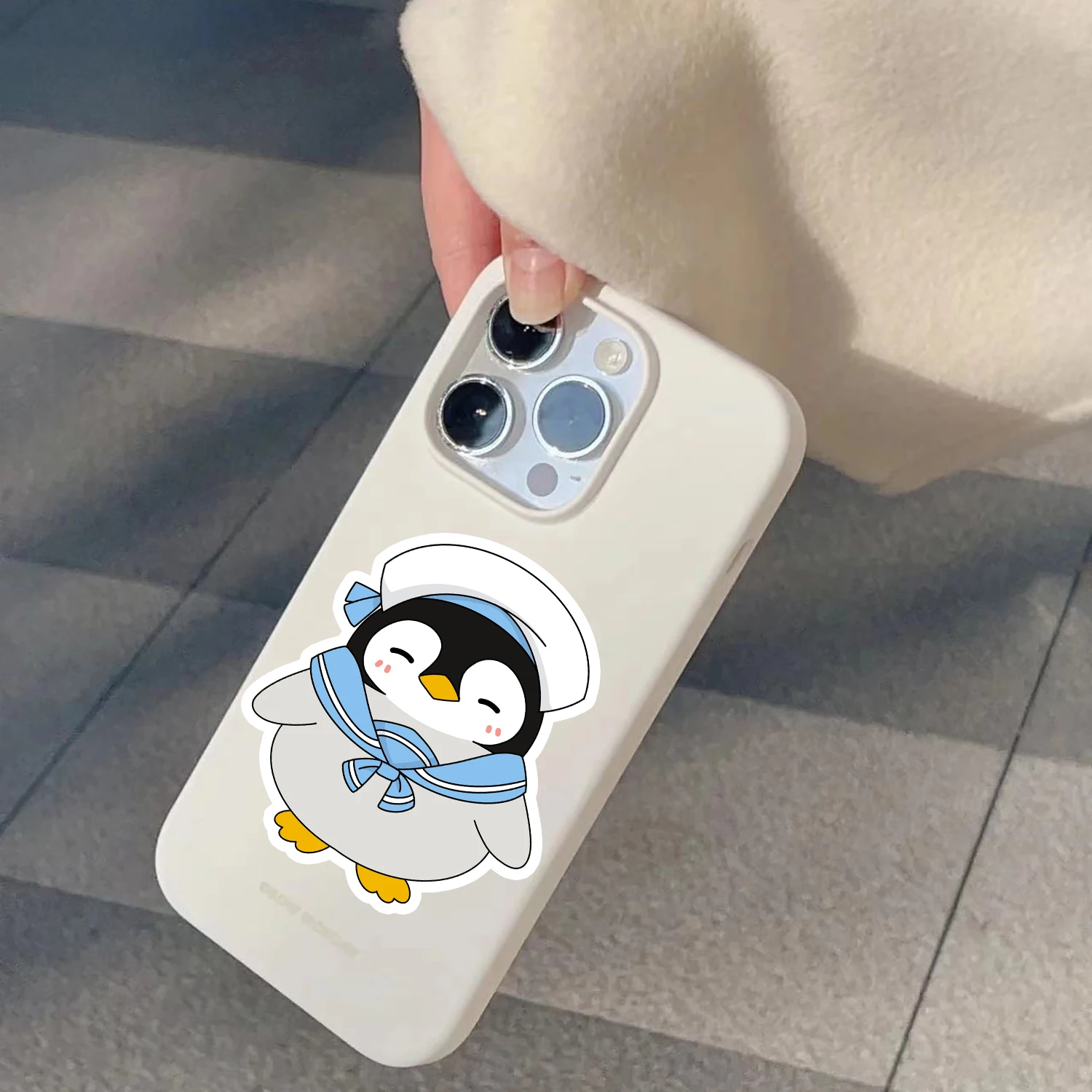 8 قطعة البطريق ورقة مذكرات الكمبيوتر سكيت اليدوية ملصقات الكرتون متعة الكلاسيكية عطلة هدية الديكور #5