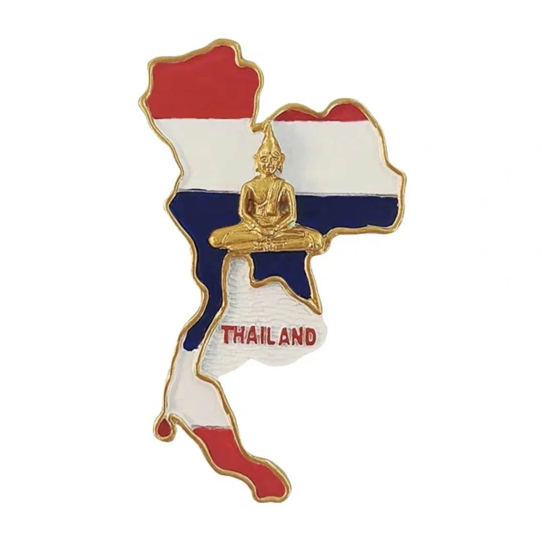 Asia Thailand Boxing Krabi Phuket Lopburi Tourist Souvenir Sticker Fridge Magnetic Refrigerator Articles Handicraft Gifts