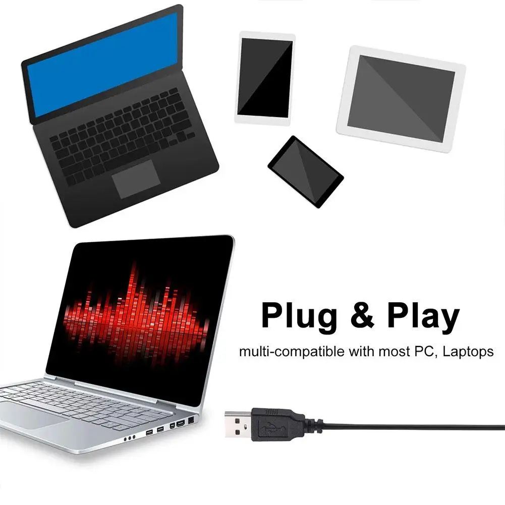 USB-computermicrofoon Ruisonderdrukkende opname Desktopmicrofoon voor pc/laptop voor online chatten Home Studio Gaming T7Q9