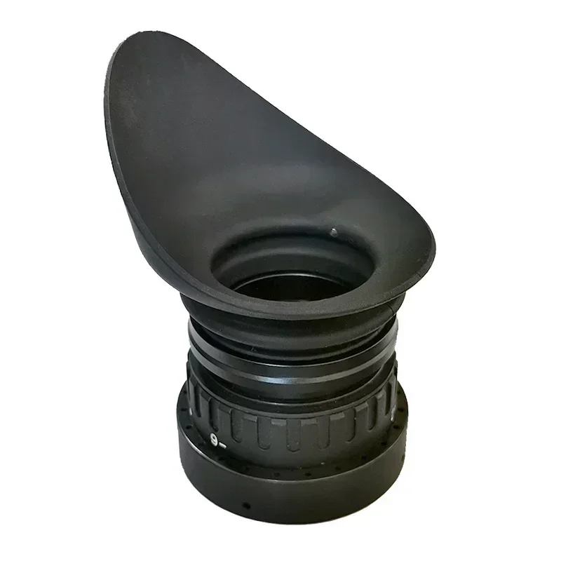 Black Silicone Eyeshade for PVS14 Thermal Imaging Night Vision Scope Guard with Metal Base Lens Hood Cover Eyepiece Cup Eye Mask