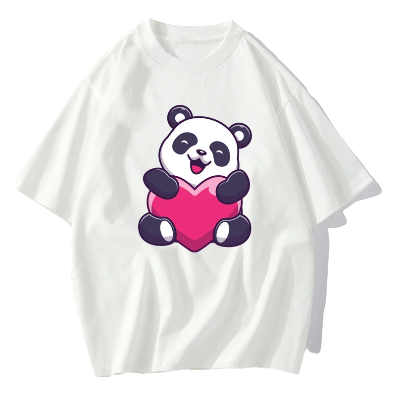 8 types Cute cartoon panda Iron on heat transfer DTF  to press Patch Heat Transfer On Clothes Printing wholesale