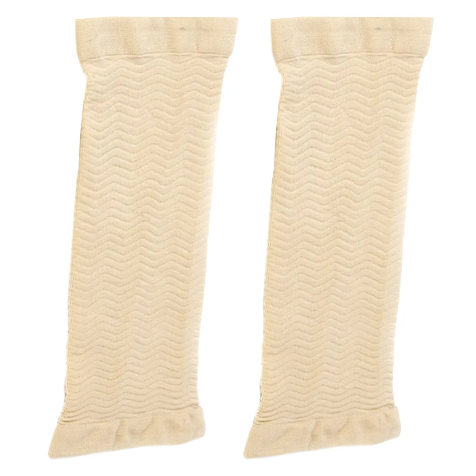 Skin Color Arm Massaging Band Slimming Shaper Sleeves for Women Smooth Fit Under Clothes Toning Massage Compression Arm Slimmer