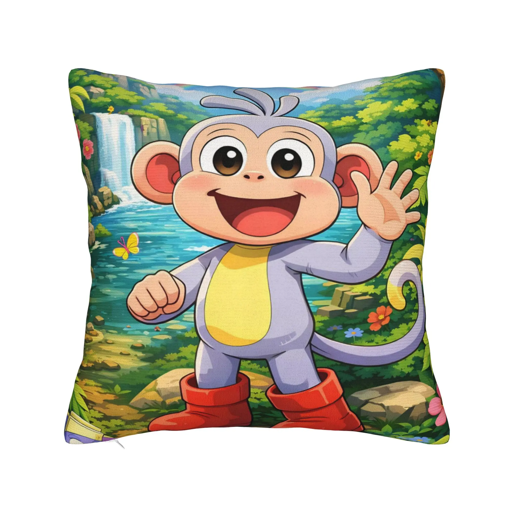 Decorative Pillow Covers D-Doras The Explorers Product Bedroom  Pillow Case Cover Square Multi Size