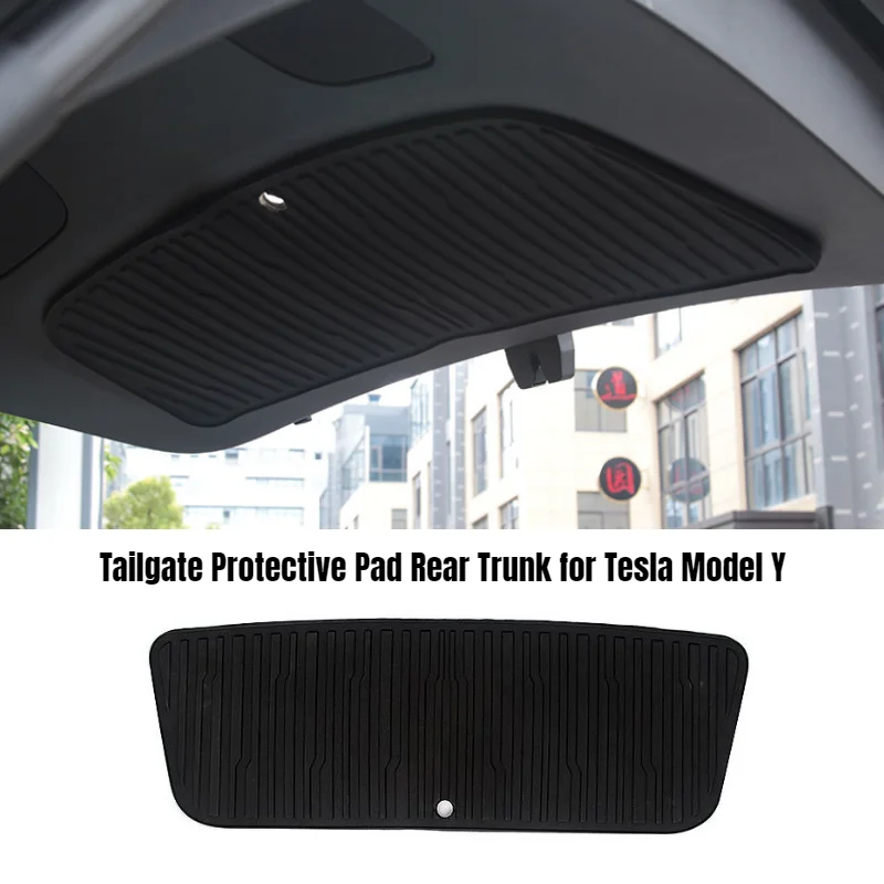 

Tailgate Protective Pad Rear Trunk for Tesla Model Y Anti-dirty Waterproof Inner Mat Paste Directly TPE Car Interior Accessories