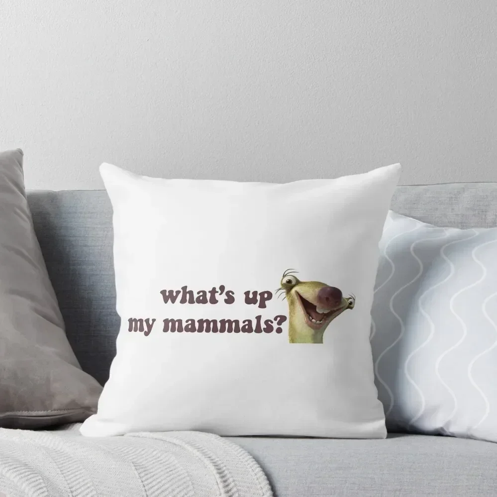 

Sid the Sloth Throw Pillow ornamental pillows christmas decorations for home 2025 Couch Pillows Cushion Child pillow