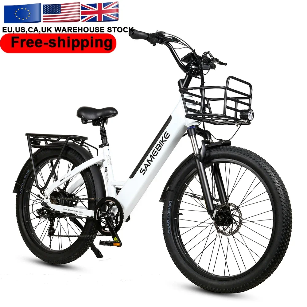 

European Warehouse 48v 14Ah Integrated Lithium Battery Powerful Three Riding Modes Electric City Bike