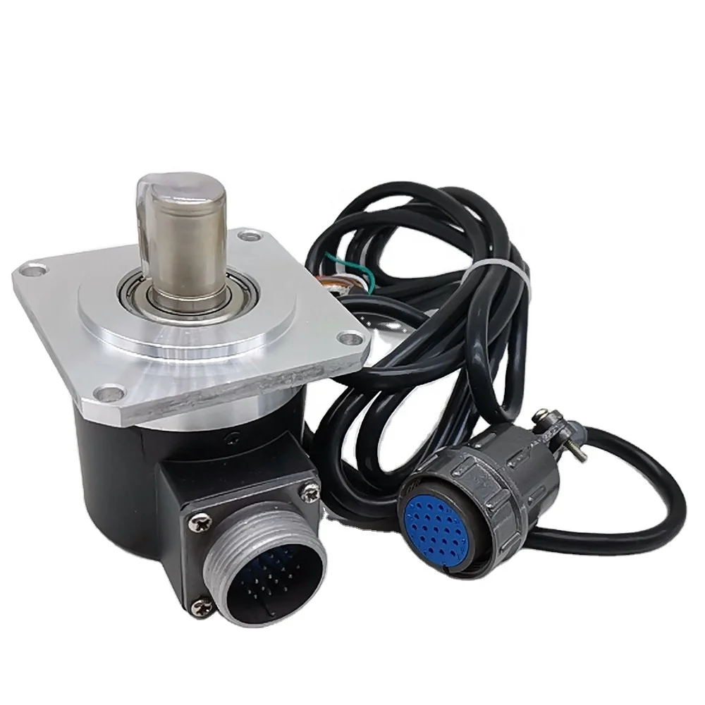 Square Flange Encoder with 15mm Shaft GHSF58 500/600/1024/2000/2048/ PPR Resolution with Socket Side